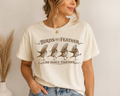 Birds of a Feather Line Dance Tee — Vintage Bird Graphic T-Shirt