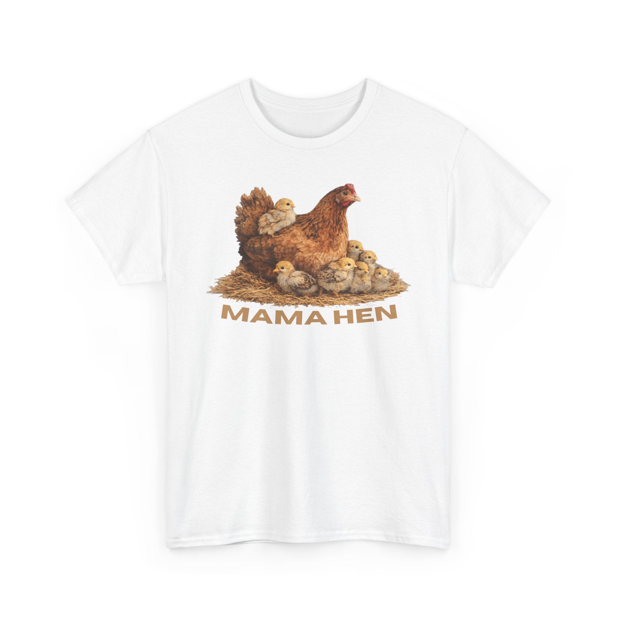 Mama Hen T-Shirt – Vintage Farmhouse Chicken Tee for Moms & Animal Lovers