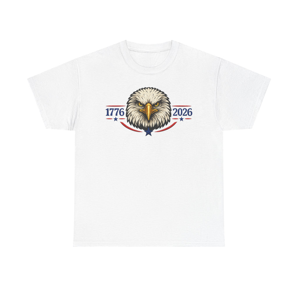 Patriotic Eagle 1776-2026 T-Shirt — American Independence Anniversary Tee