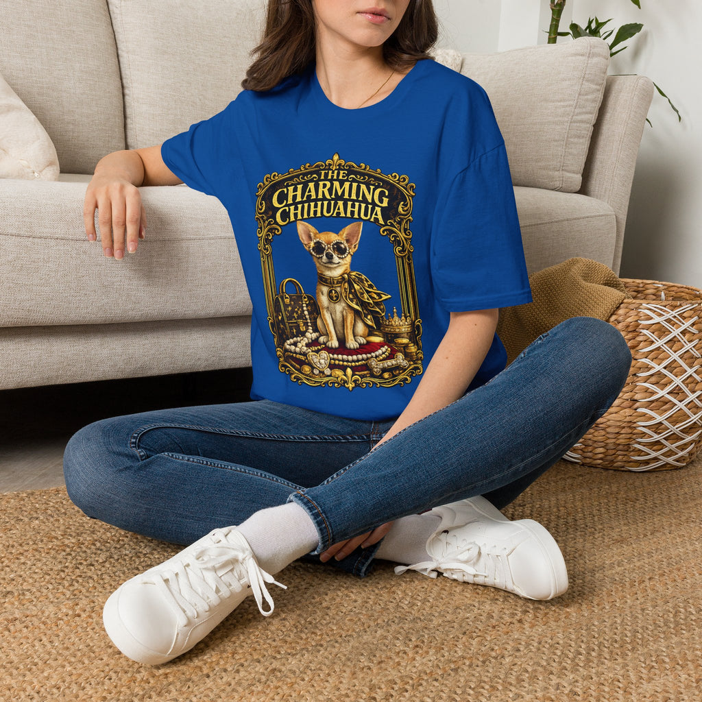 Chihuahua T-Shirt — Vintage "Charming Chihuahua"  Graphic Tee