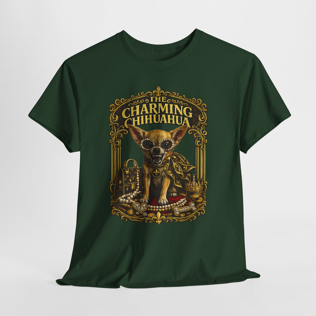 Chihuahua Tee-The Charming Chihuahua T-Shirt — Vintage Pet Portrait Tee