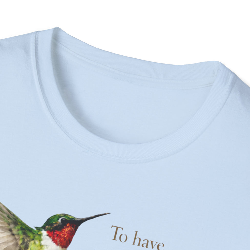 Hummingbird 'To Have Faith Is To Have Wings' T-Shirt
