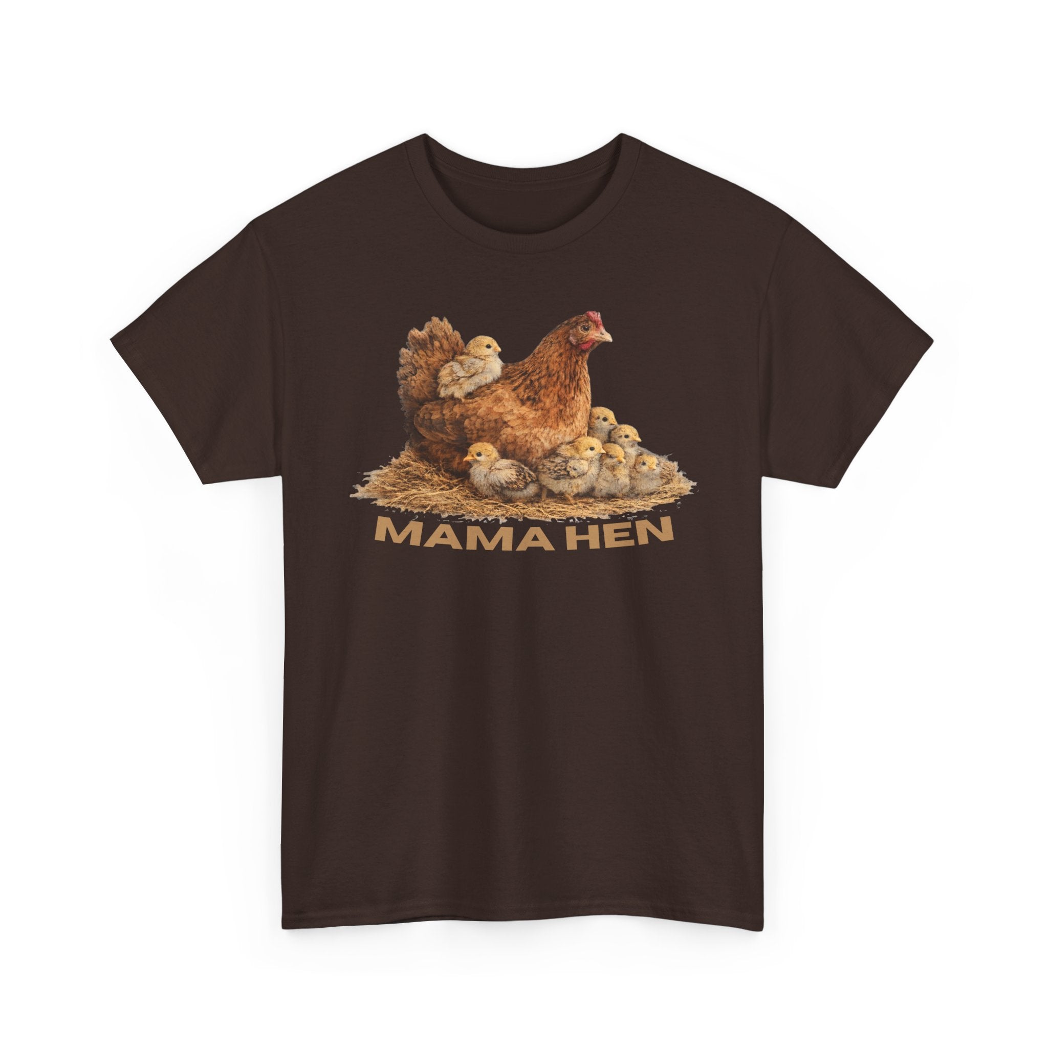 Mama Hen T-Shirt – Vintage Farmhouse Chicken Tee for Moms & Animal Lovers