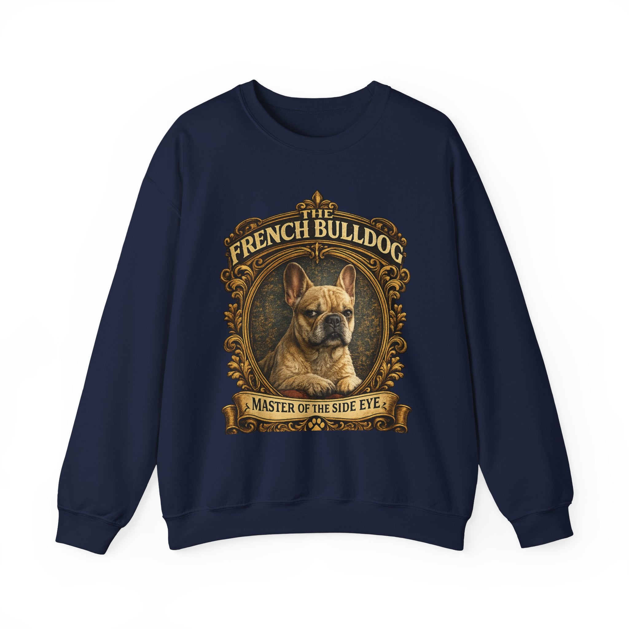 French Bulldog Sweatshirt — "Master of the Side Eye" Vintage-Style Crewneck