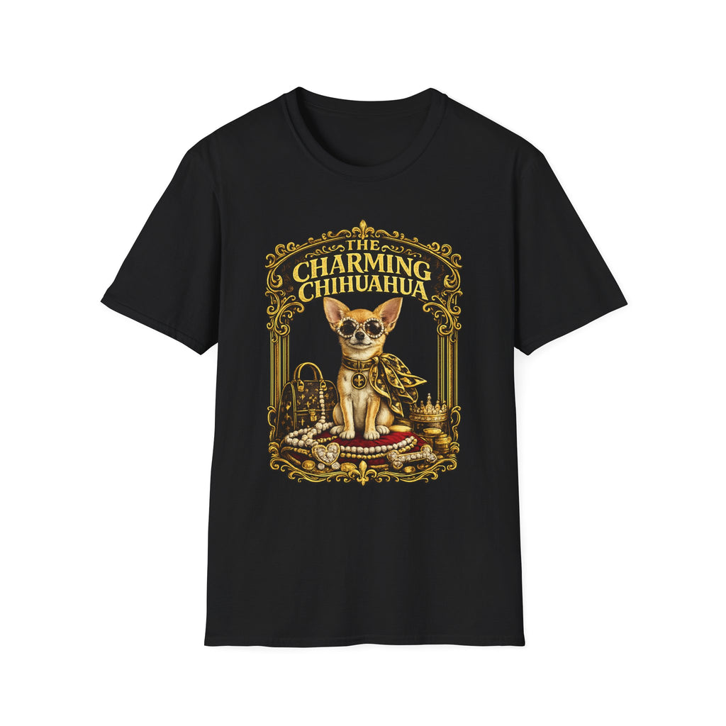 Chihuahua T-Shirt — Vintage "Charming Chihuahua"  Graphic Tee