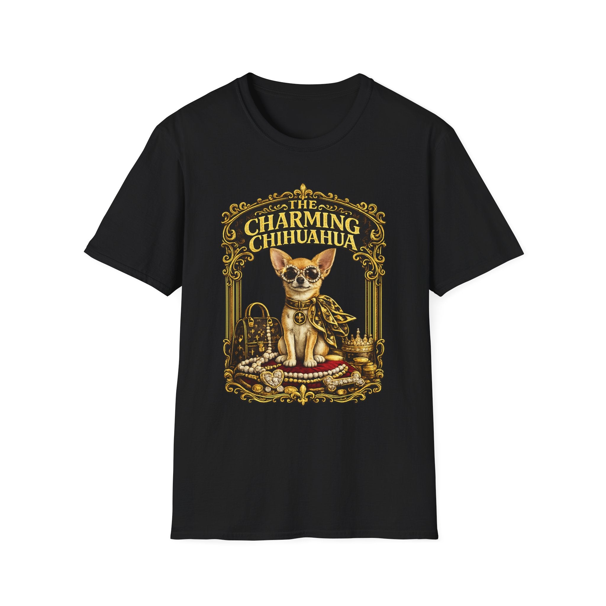 Chihuahua T-Shirt — Vintage "Charming Chihuahua"  Graphic Tee