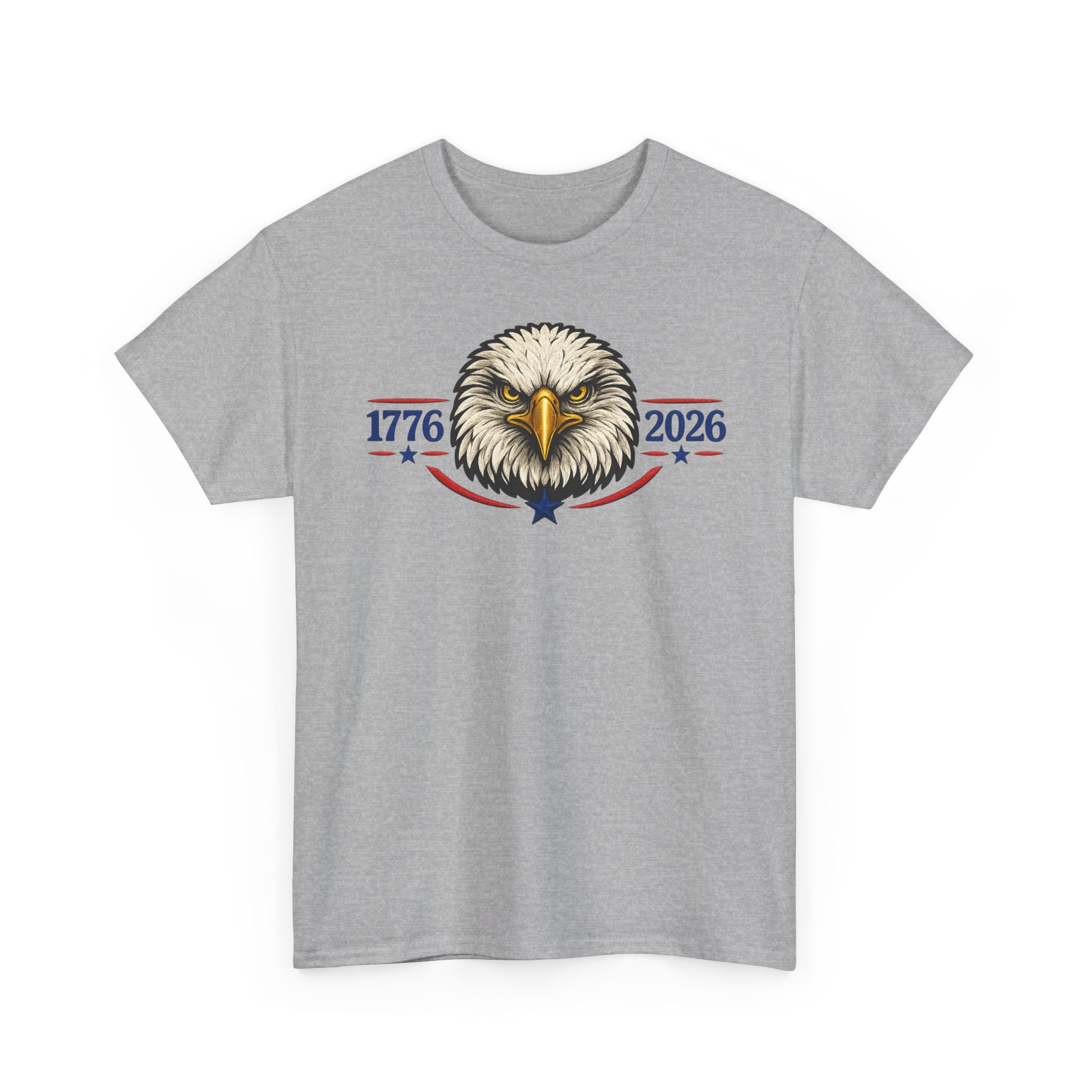 Patriotic Eagle 1776-2026 T-Shirt — American Independence Anniversary Tee