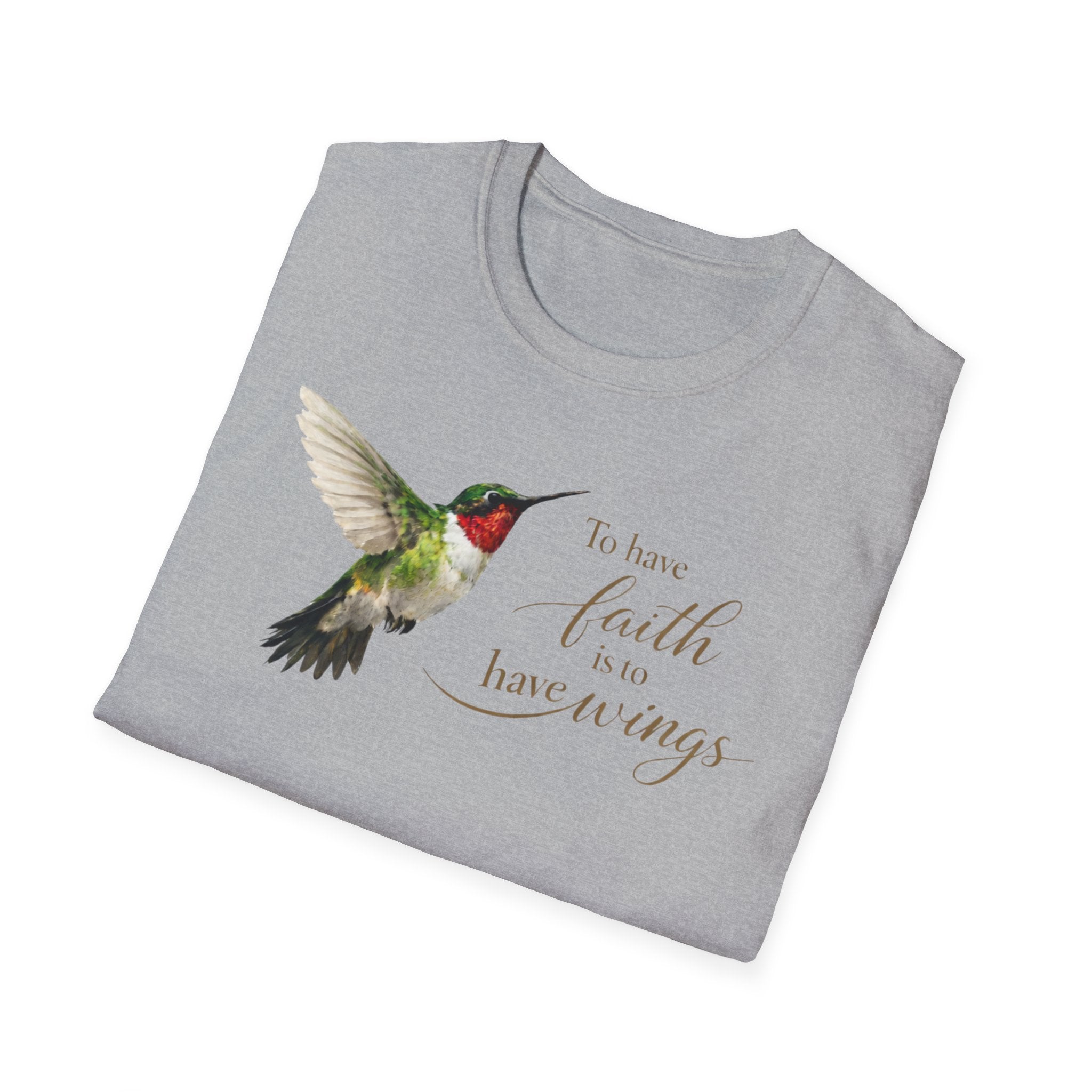 Hummingbird 'To Have Faith Is To Have Wings' T-Shirt