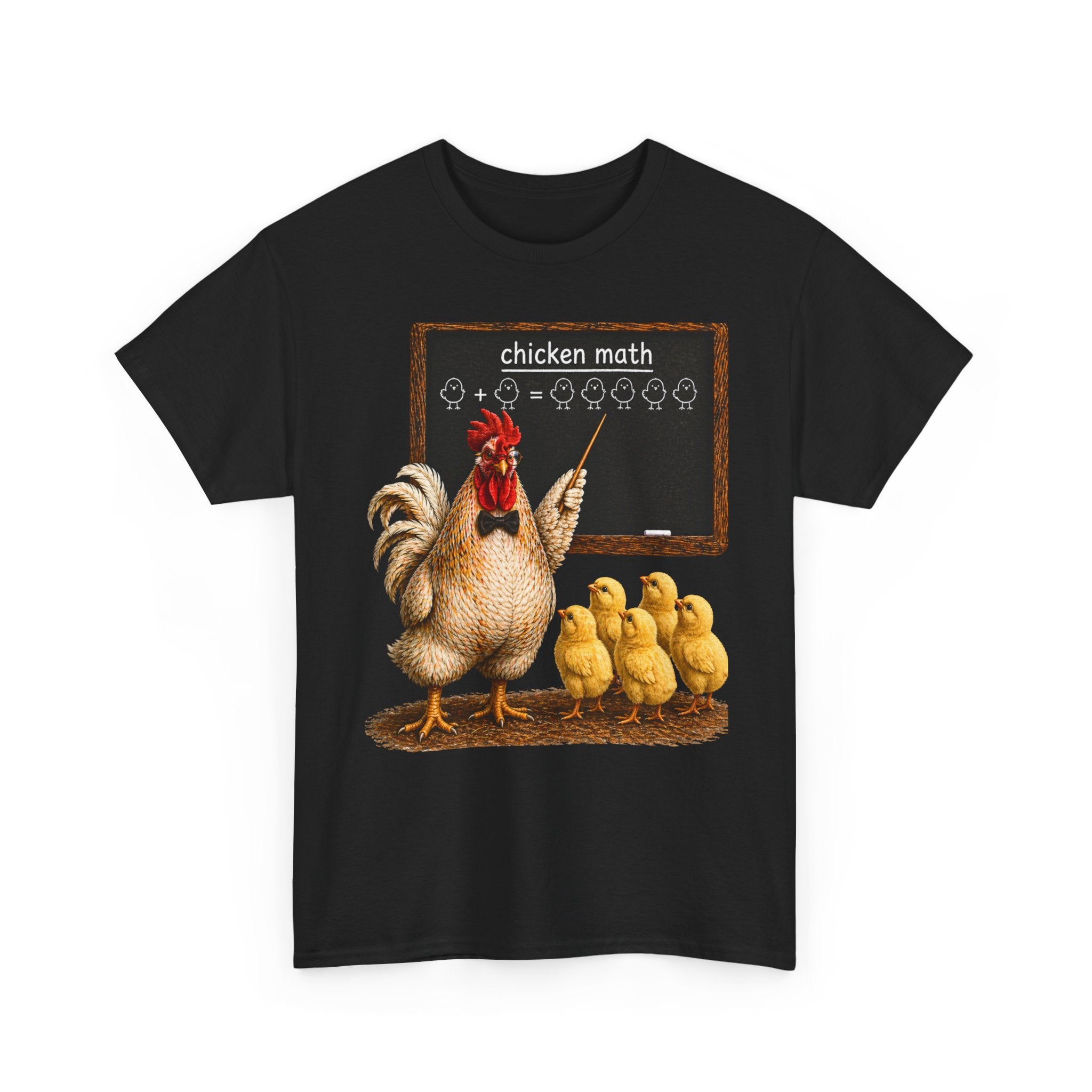 Chicken Math T-Shirt — Funny rooster & Chicks Farm Shirt