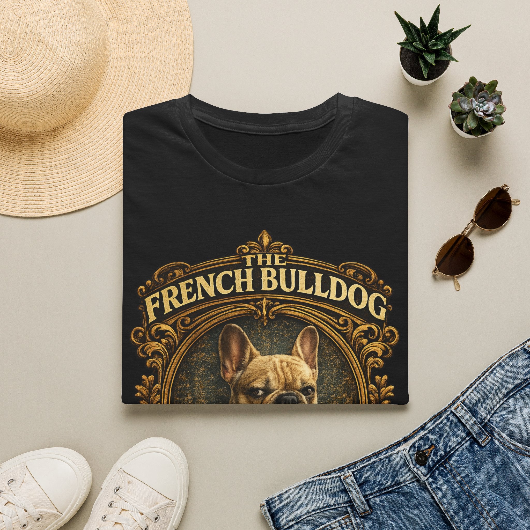 French Bulldog T-Shirt — "The French Bulldog: Master of the Side Eye" Vintage Dog Tee