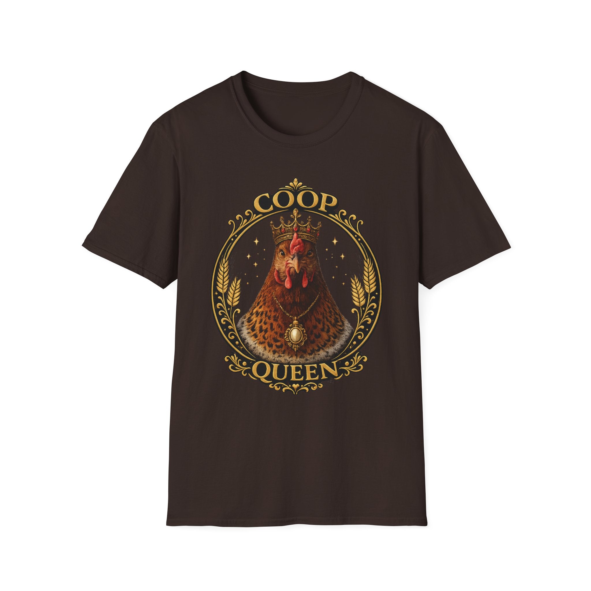 Coop Queen T-Shirt — Regal Hen Farmstead Graphic Tee