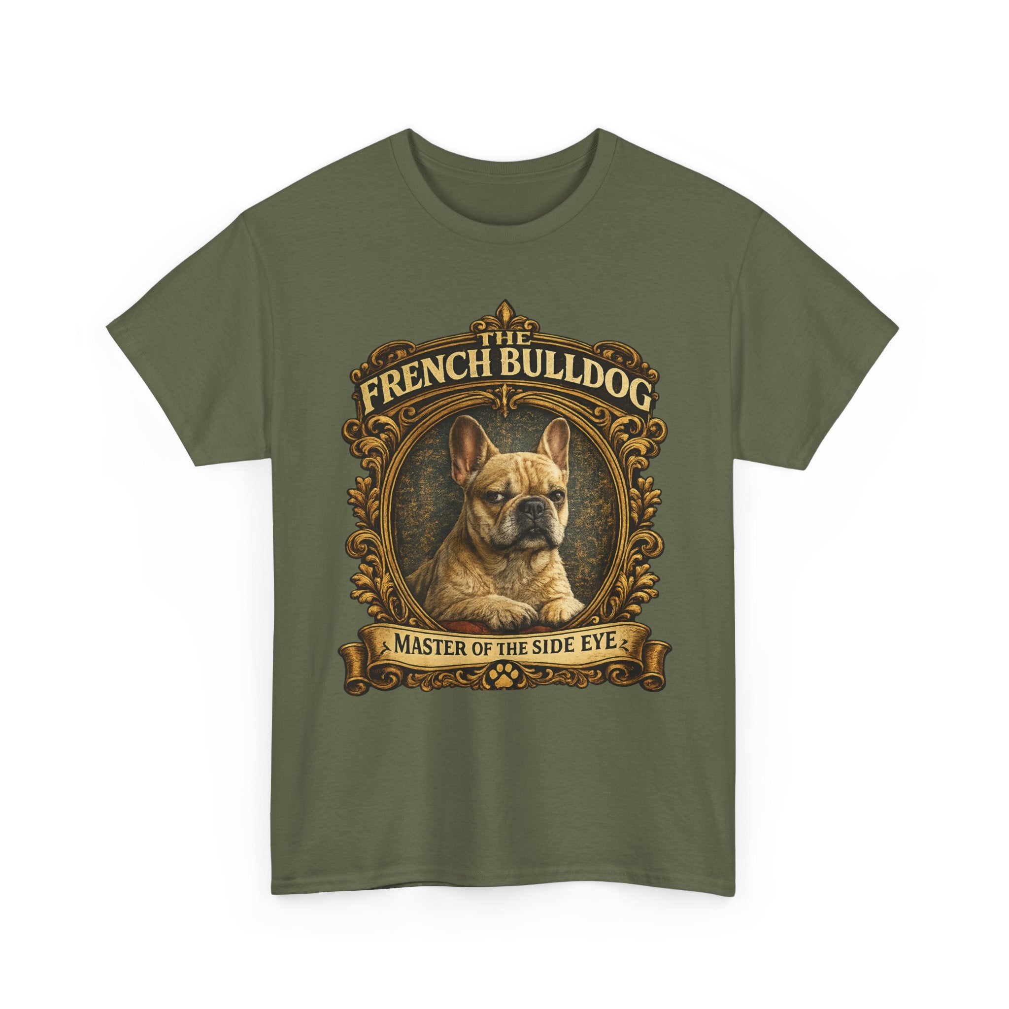 French Bulldog T-Shirt — "Master of the Side Eye" Vintage Dog Tee