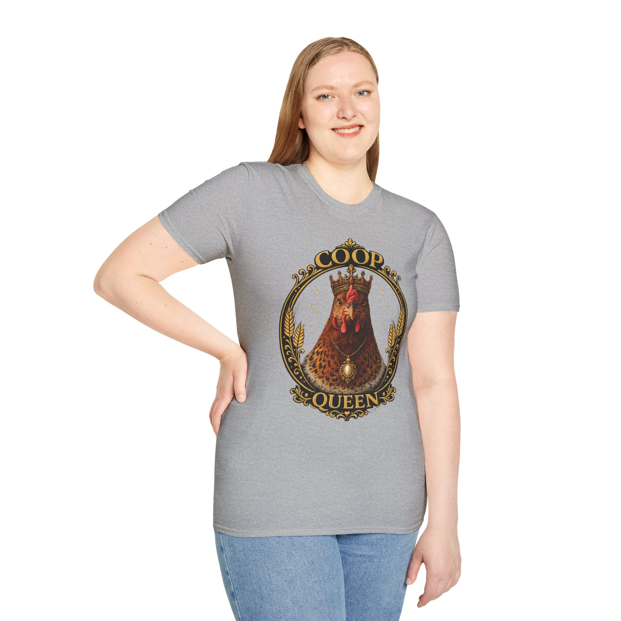 Coop Queen T-Shirt — Regal Hen Farmstead Graphic Tee
