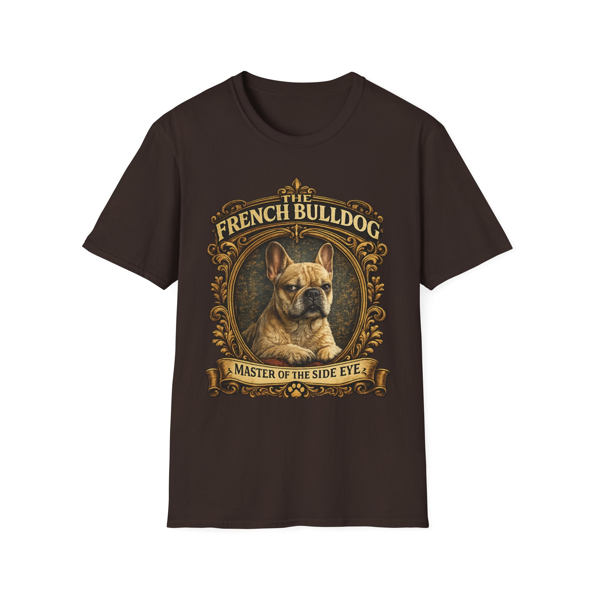 French Bulldog T-Shirt — "The French Bulldog: Master of the Side Eye" Vintage Dog Tee