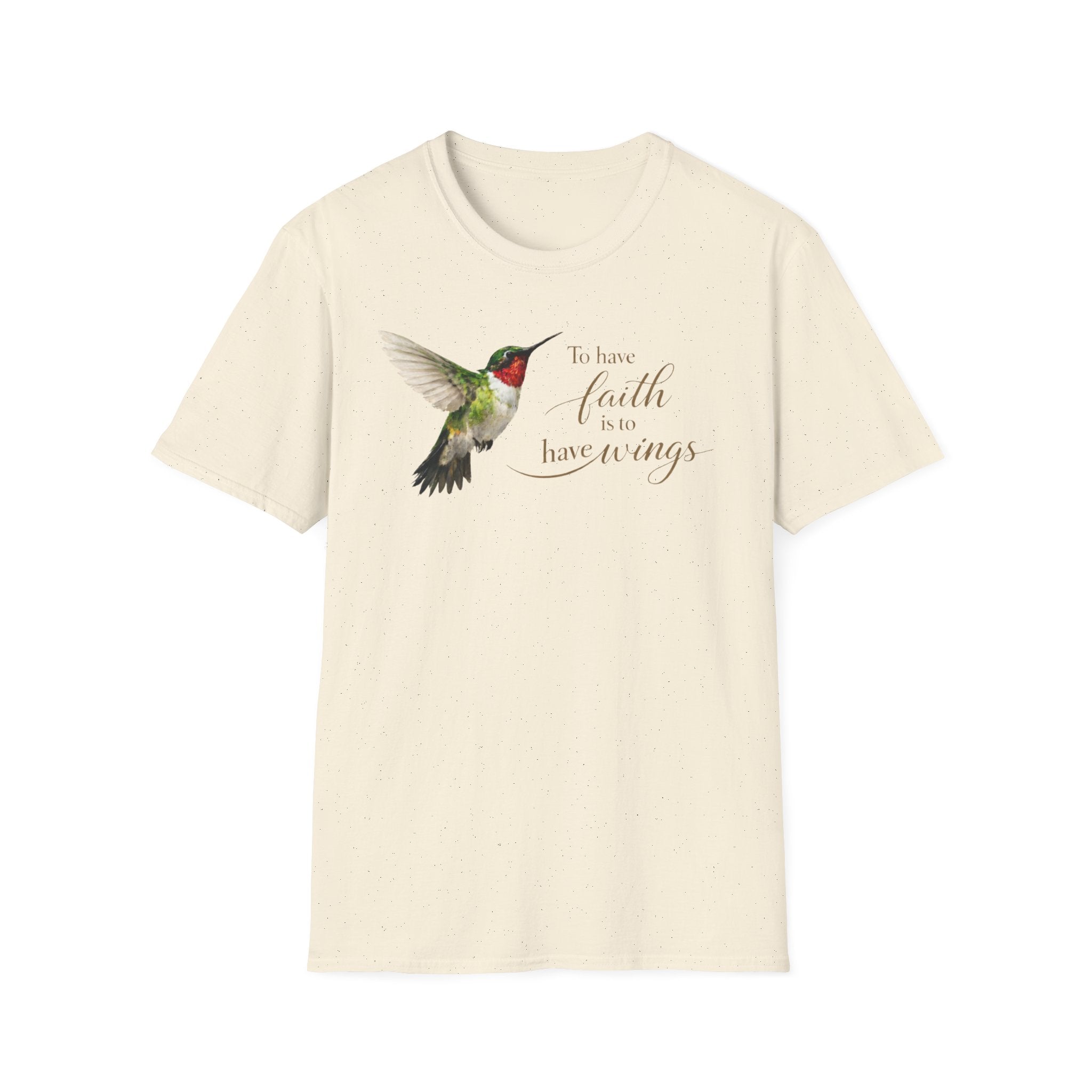 Hummingbird 'To Have Faith Is To Have Wings' T-Shirt