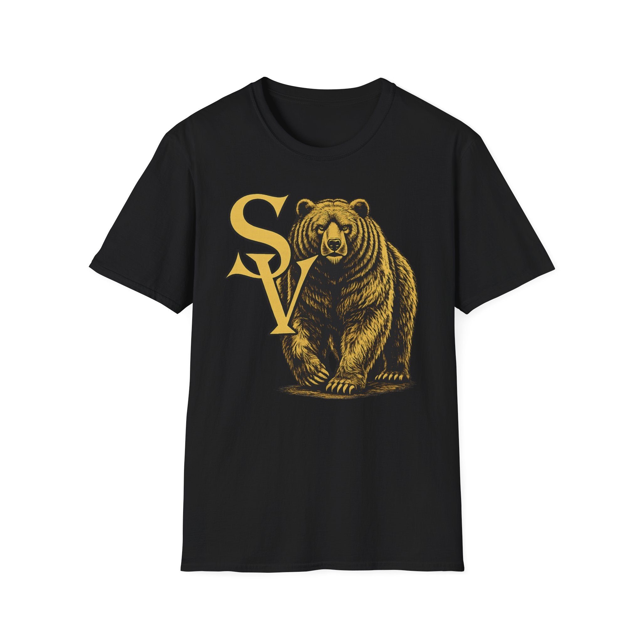 Bear Logo T-Shirt — SV Vintage Collegiate Graphic