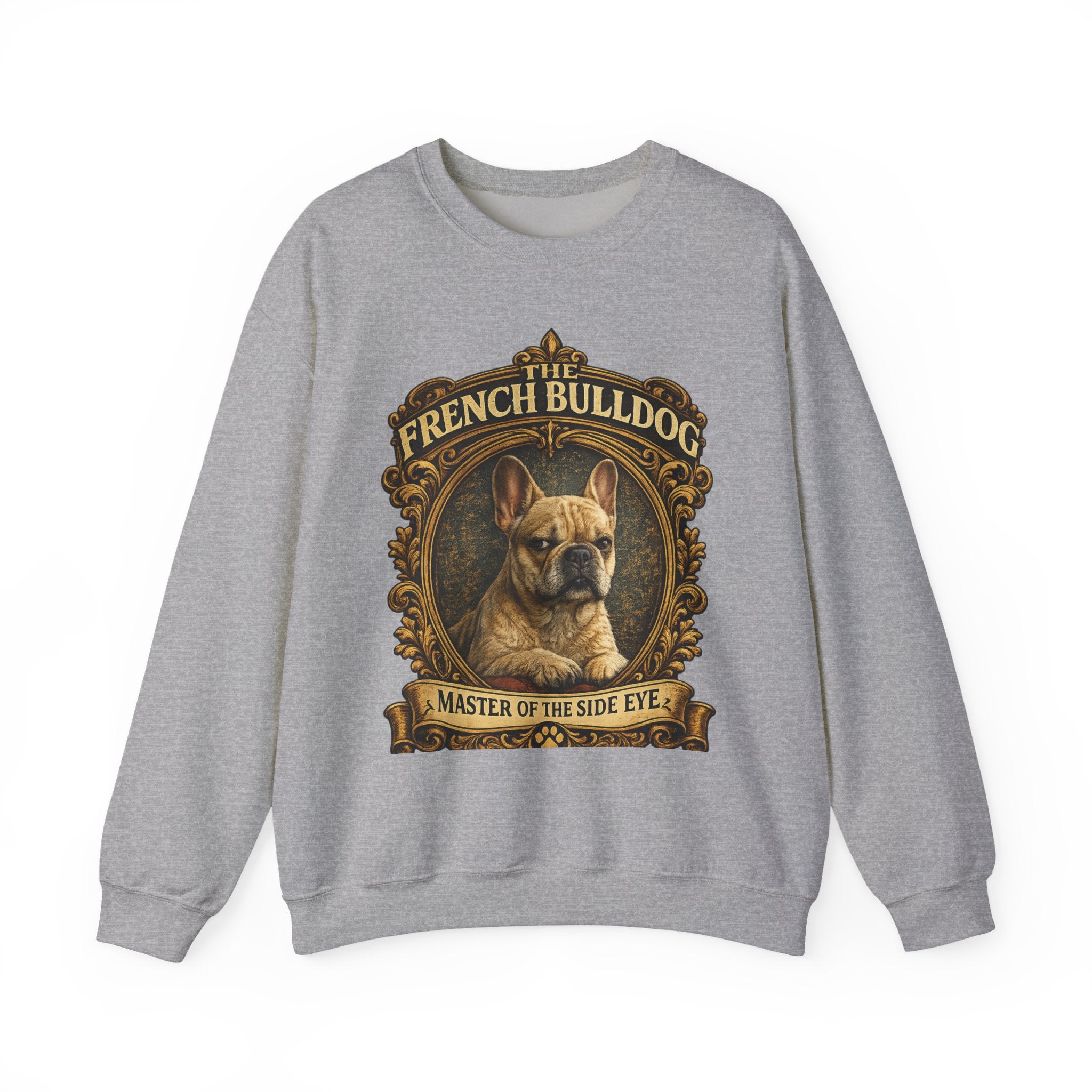 French Bulldog Sweatshirt — "Master of the Side Eye" Vintage-Style Crewneck