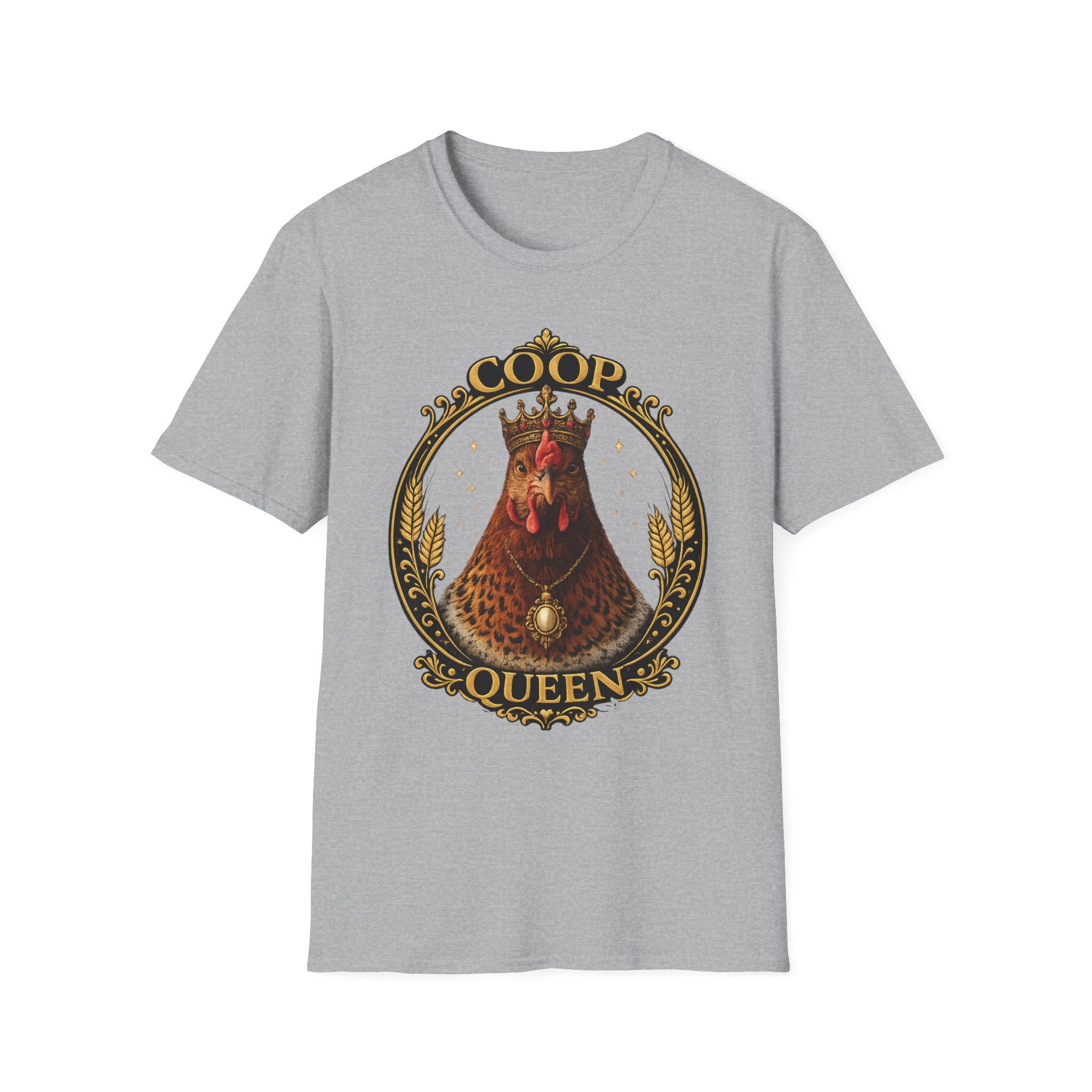 Coop Queen T-Shirt — Regal Hen Farmstead Graphic Tee