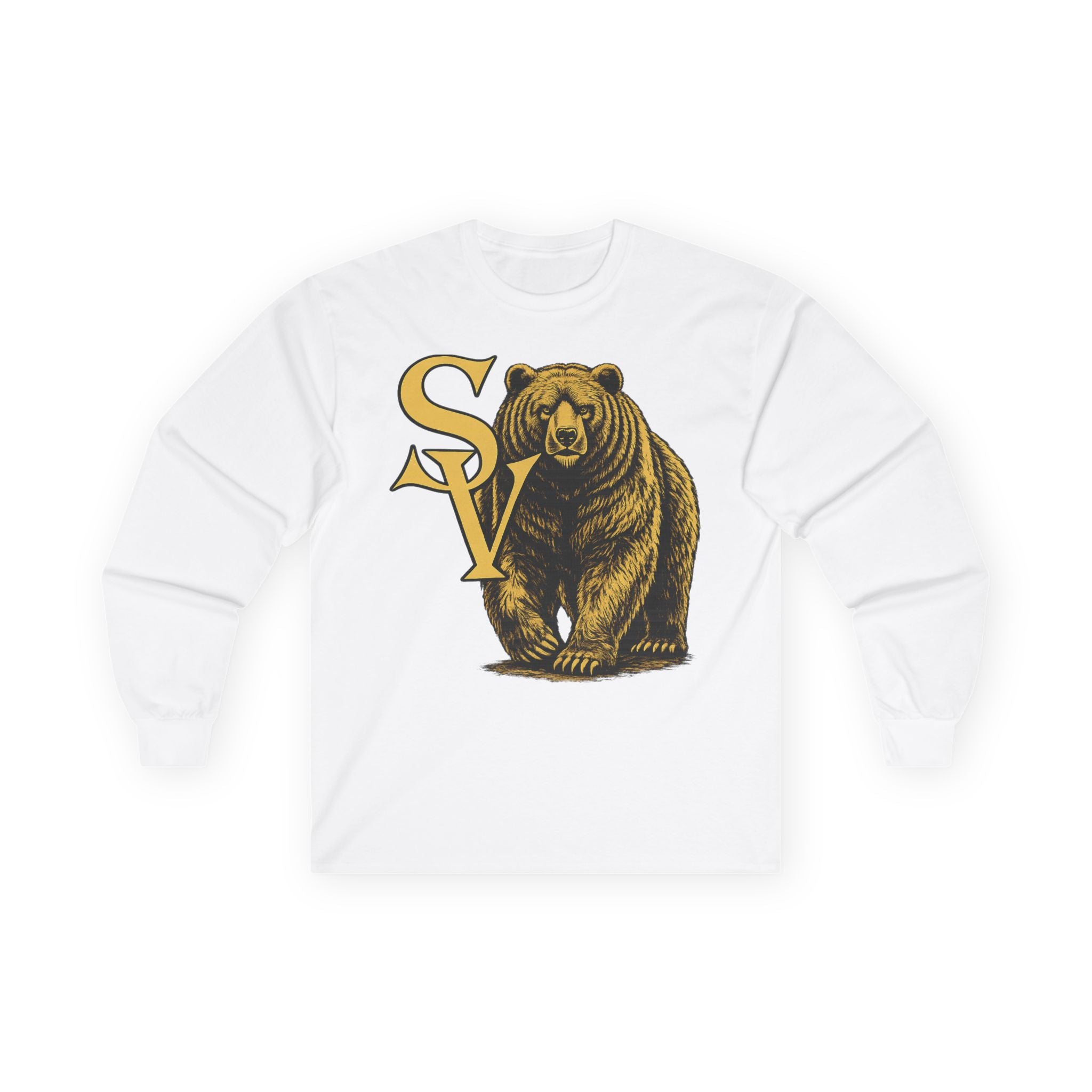 Bear Logo Long Sleeve Tee — SV Vintage Graphic