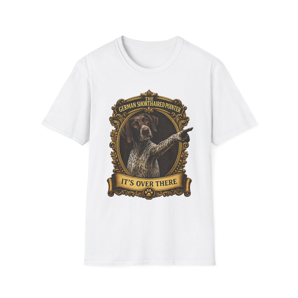German Shorthaired Pointer T-Shirt – 'It's Over There' Dog Lover Tee