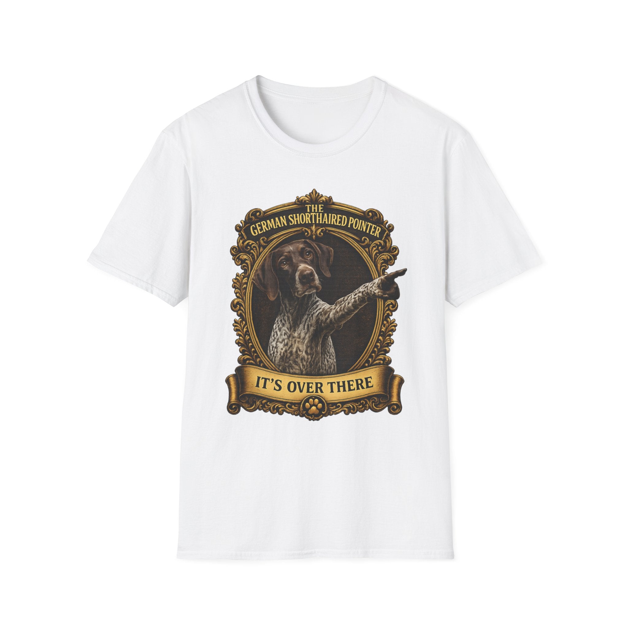 German Shorthaired Pointer T-Shirt – 'It's Over There' Dog Lover Tee