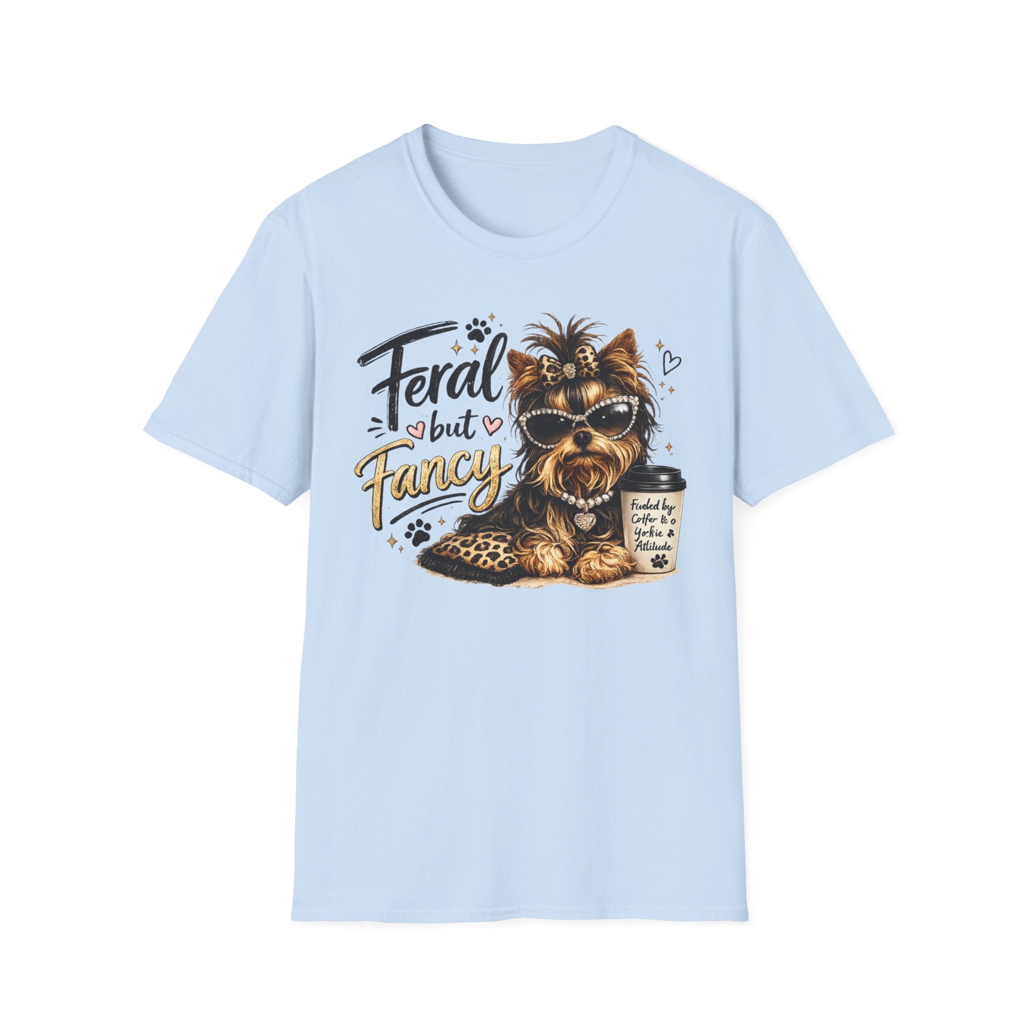 Feral But Fancy Yorkie T‑Shirt