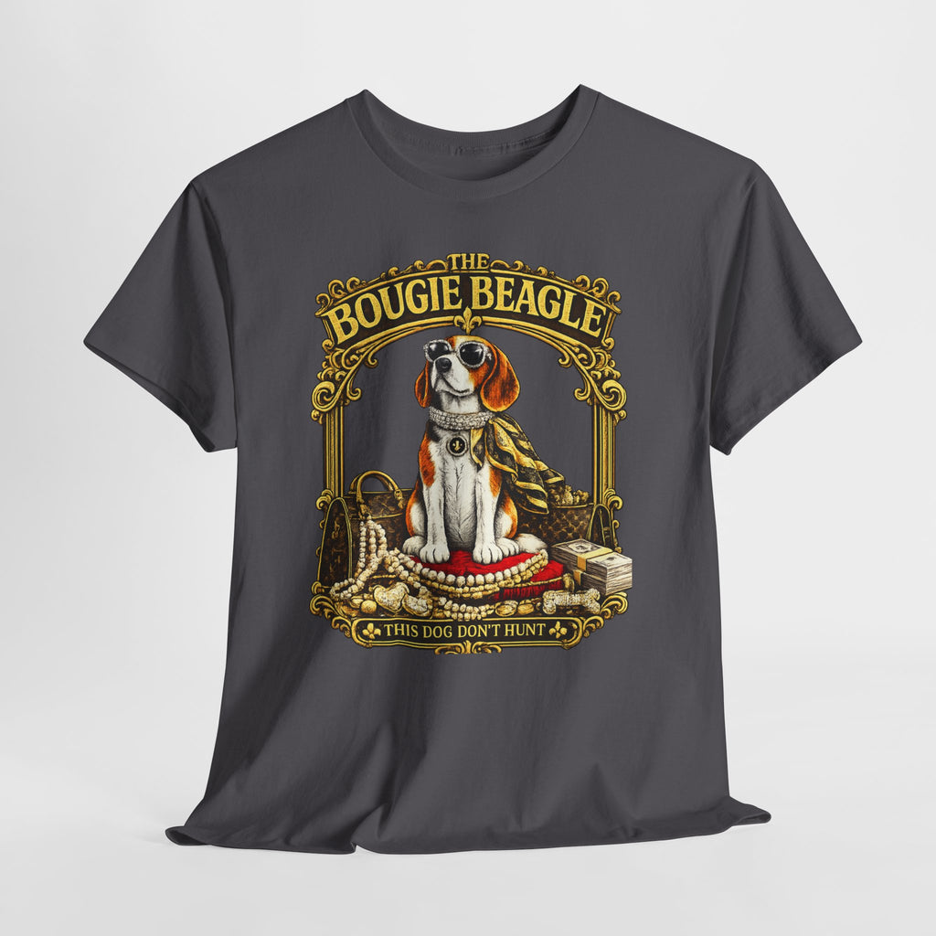 Beagle Graphic Tee — "This Dog Don’t Hunt" " The Bougie Beagle" Vintage Dog Lover Shirt