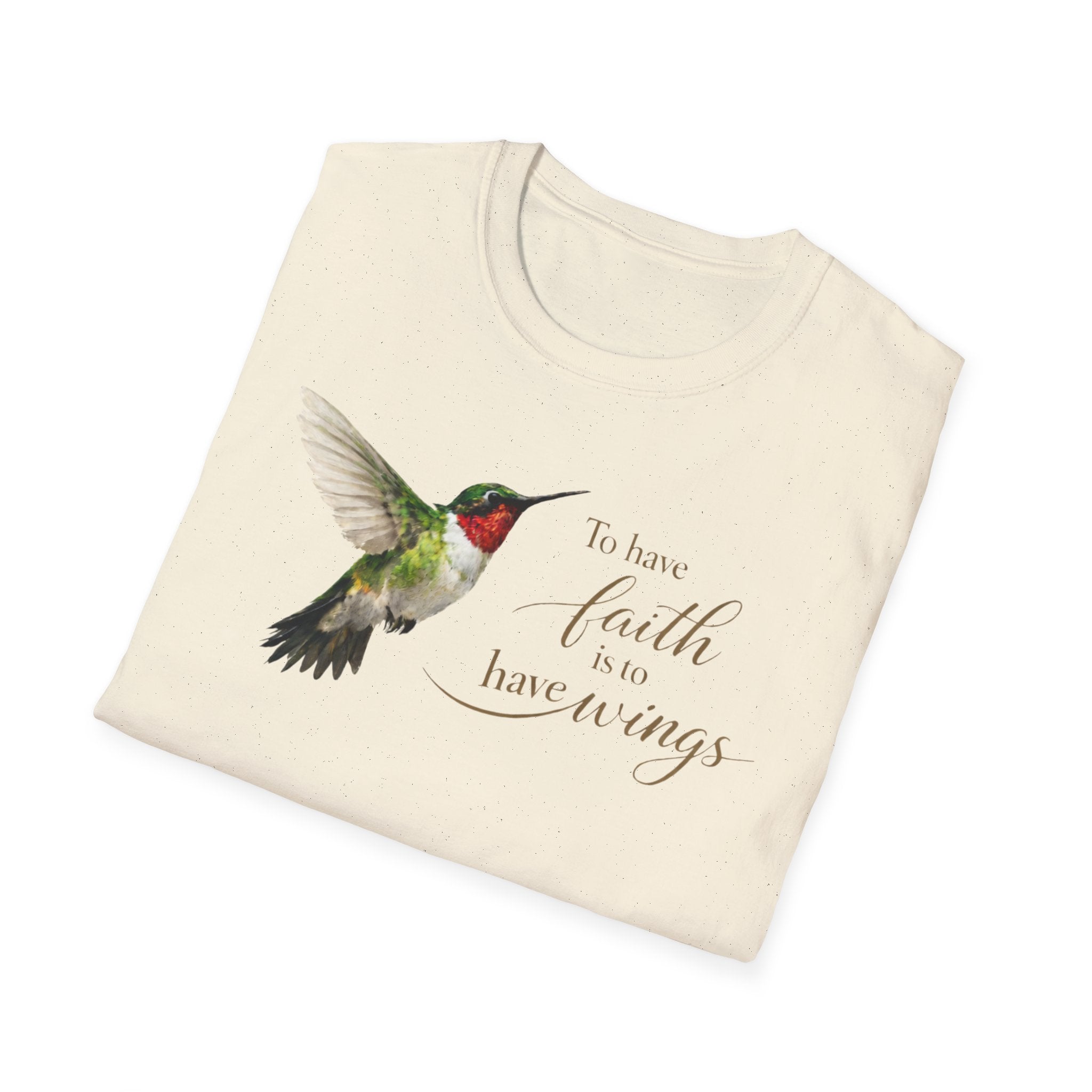 Hummingbird 'To Have Faith Is To Have Wings' T-Shirt