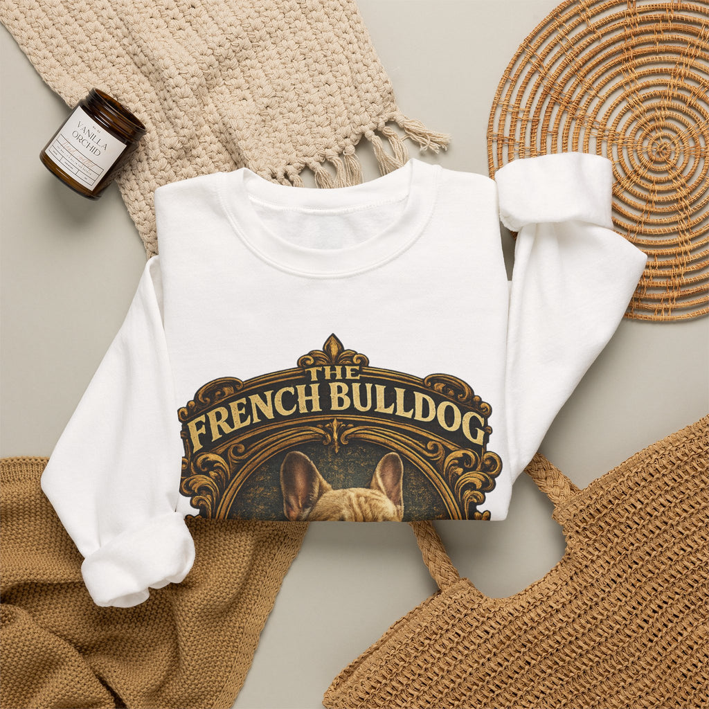 French Bulldog Sweatshirt — "Master of the Side Eye" Vintage-Style Crewneck
