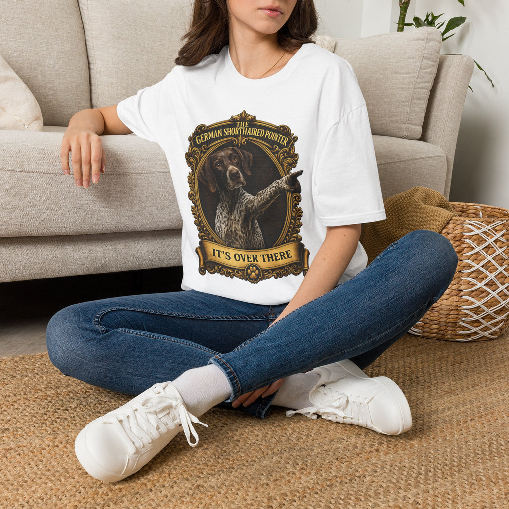 German Shorthaired Pointer T-Shirt – 'It's Over There' Dog Lover Tee